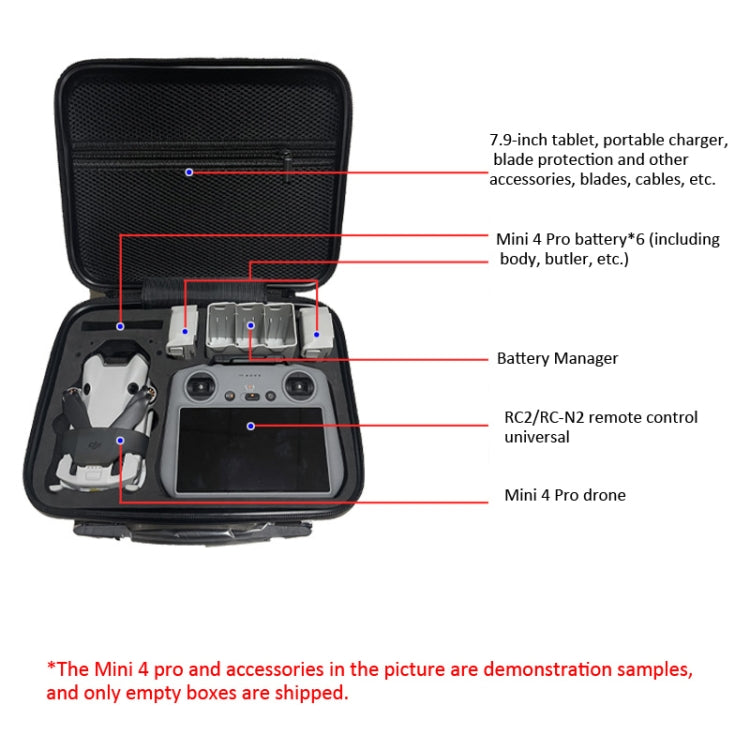 For DJI Mini 4 Pro / RC2 Remote Control Shoulder Bag Handy Crossbody Packet, Spec: PU Leather - Carry Cases & Bags by PMC TechLife | Online Shopping South Africa | PMC TechLife | Buy Now Pay Later Mobicred