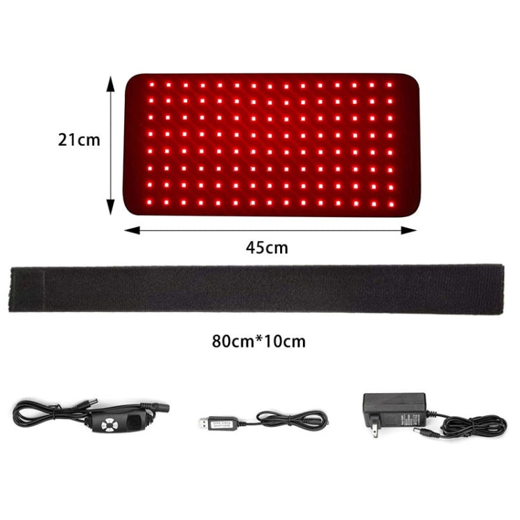 120 LEDs Red Light + Infrared Light Therapy Belt For Back Shoulder Waist Pain Relief UK Plug - Massage & Relaxation by PMC Jewellery | Online Shopping South Africa | PMC Jewellery