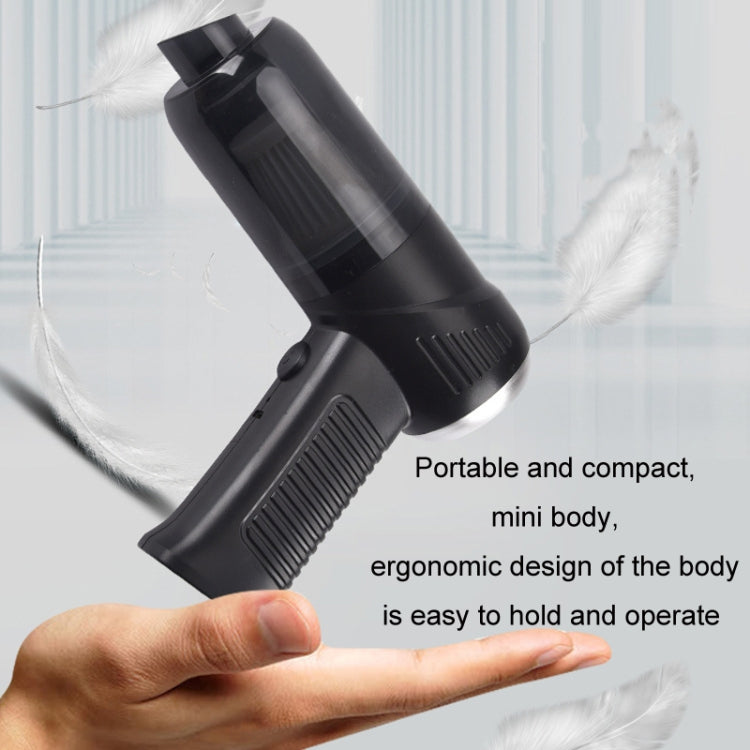 Car Household Mini Wireless USB Charging Fully Automatic Vacuum Cleaner(Black) - Vacuum Cleaner by PMC TechLife | Online Shopping South Africa | PMC TechLife | Buy Now Pay Later Mobicred