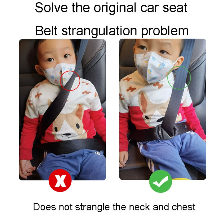 Car Seat Belt Adjuster Child Anti Strangler Neck Seat Fixed Limiter(Pistol Color) - Seat Belts & Padding by PMC Jewellery | Online Shopping South Africa | PMC Jewellery | Buy Now Pay Later Mobicred