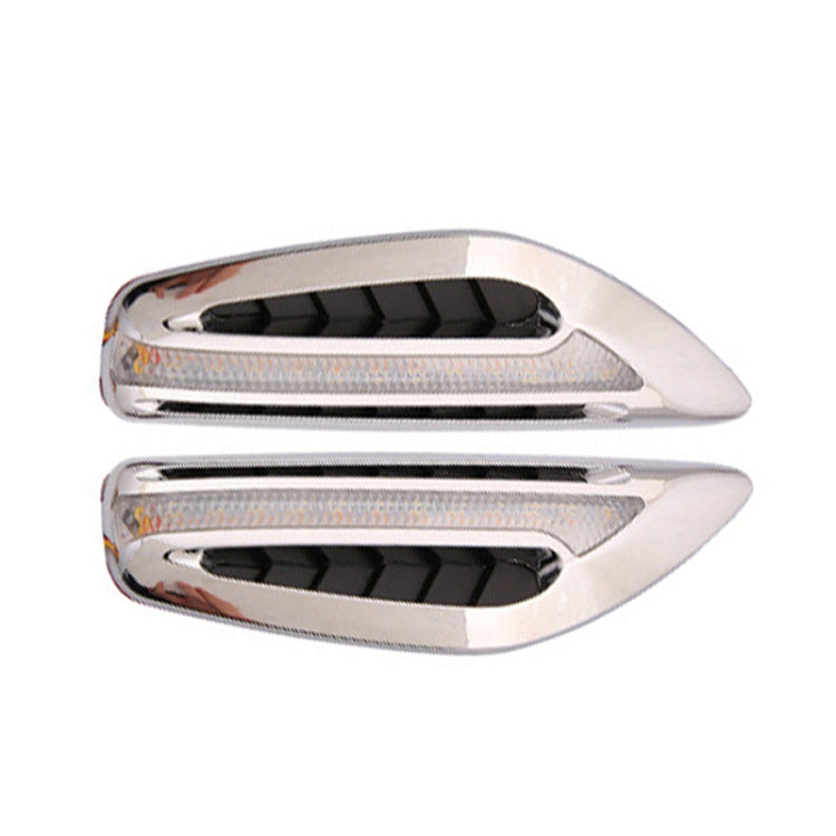 2pcs Car Fender Blade Dynamic Side Marker Lights 12V LED High Bright Daytime Running Lights(White) - Running Lights by PMC TechLife | Online Shopping South Africa | PMC TechLife | Buy Now Pay Later Mobicred