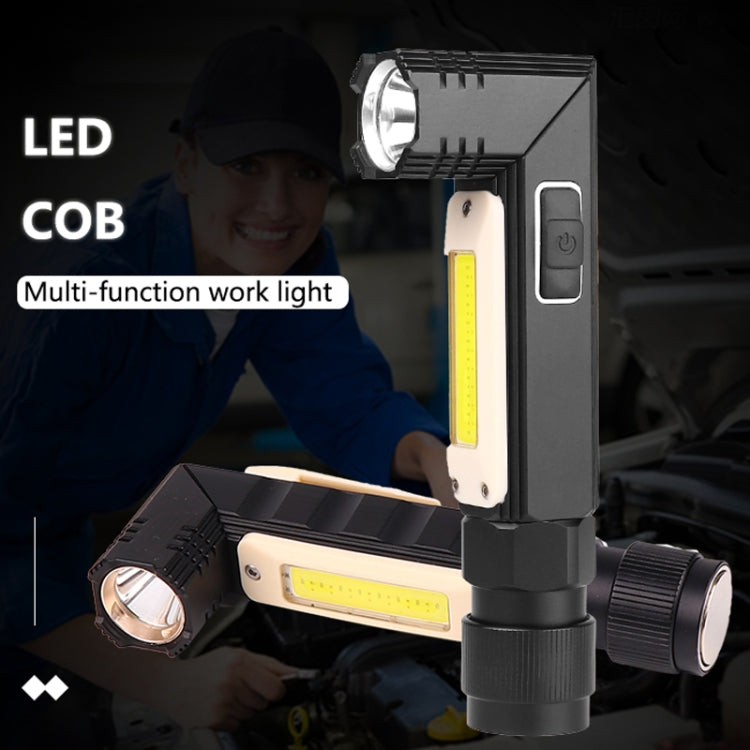 XPG+COB Red White Light USB Rechargeable Folding Strong Light Flashlight, Style: 3189A Large - LED Flashlight by PMc TechLife | Online Shopping South Africa | PMc TechLife | Buy Now Pay Later Mobicred