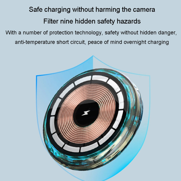 For iPhone Magsafe Magnetic Car Wireless Charger Phone Holder Light Emitting Wireless Charger, Style:  Pickup RGB Light - free shipping - PMC TechLife - Order now!