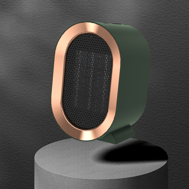 Small Desktop Electric Heater Home PTC Instant Energy-saving Heater, Spec: UK Plug(Green) - Electric Heaters by PMC TechLife | Online Shopping South Africa | PMC TechLife | Buy Now Pay Later Mobicred