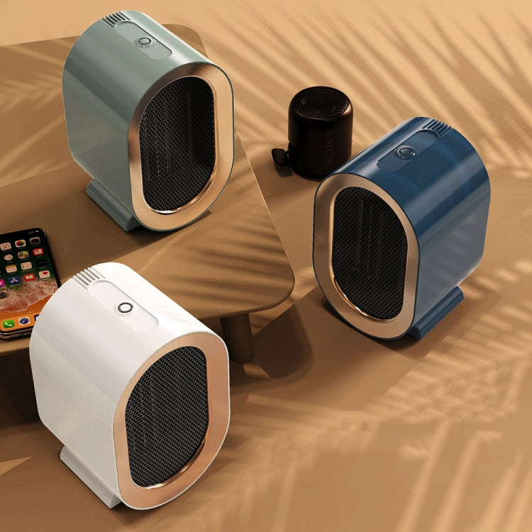 Small Desktop Electric Heater Home PTC Instant Energy-saving Heater, Spec: UK Plug(Blue) - Electric Heaters by PMC TechLife | Online Shopping South Africa | PMC TechLife | Buy Now Pay Later Mobicred