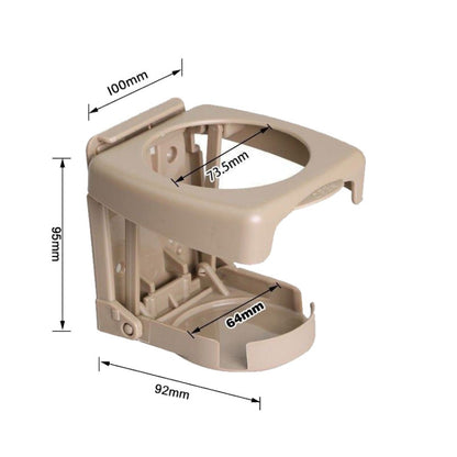 Car Air Vent Multifunctional Drink Holder Car Mug Stand Ashtray Rack(Beige) - Car Drink Holders by PMC Jewellery | Online Shopping South Africa | PMC Jewellery