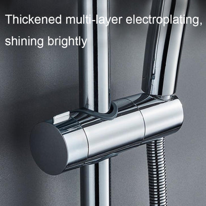 Straight-buckle Adjustable Shower Bracket Shower Rod Lift Base Shower Head Rack(18-25) - Shower Head by PMC Jewellery | Online Shopping South Africa | PMC Jewellery