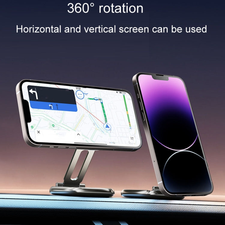 Magnetic Car Phone Holder Automobile Rotatable Multifunctional Folding Stands, Model: Q42 - Car Holders by PMC TechLife | Online Shopping South Africa | PMC TechLife | Buy Now Pay Later Mobicred