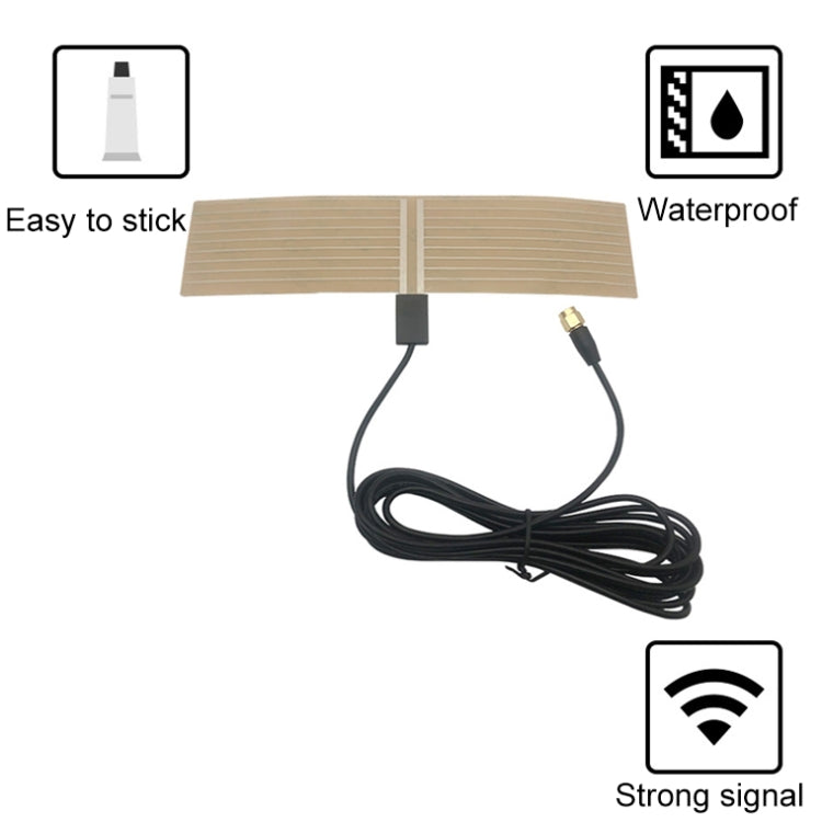 Car DAB Film Transparent Patch Receive DVB-T/ISDB Digital Claw Antenna - free shipping - PMC TechLife - Order now!