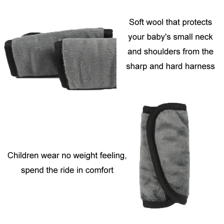 JOYBI Stroller Safety Belt Anti-strangle Shoulder Protector(2pcs/set) - Seat Belts & Padding by JOYBI | Online Shopping South Africa | PMC Jewellery | Buy Now Pay Later Mobicred