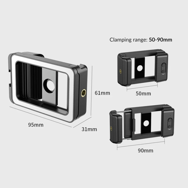 APEXEL  Multifunctional Fill Light Phone Clip With 1/4 Inch & M17 M37 Thread Tnterface APL-FL.23 - free shipping - PMC TechLife - Order now!