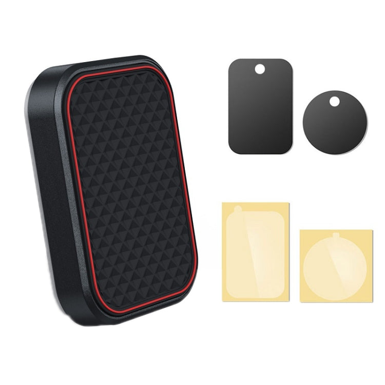 Flat Adhesive Magnetic Car Mobile Phone Navigation Holder(Red) - free shipping - PMC TechLife - Order now!