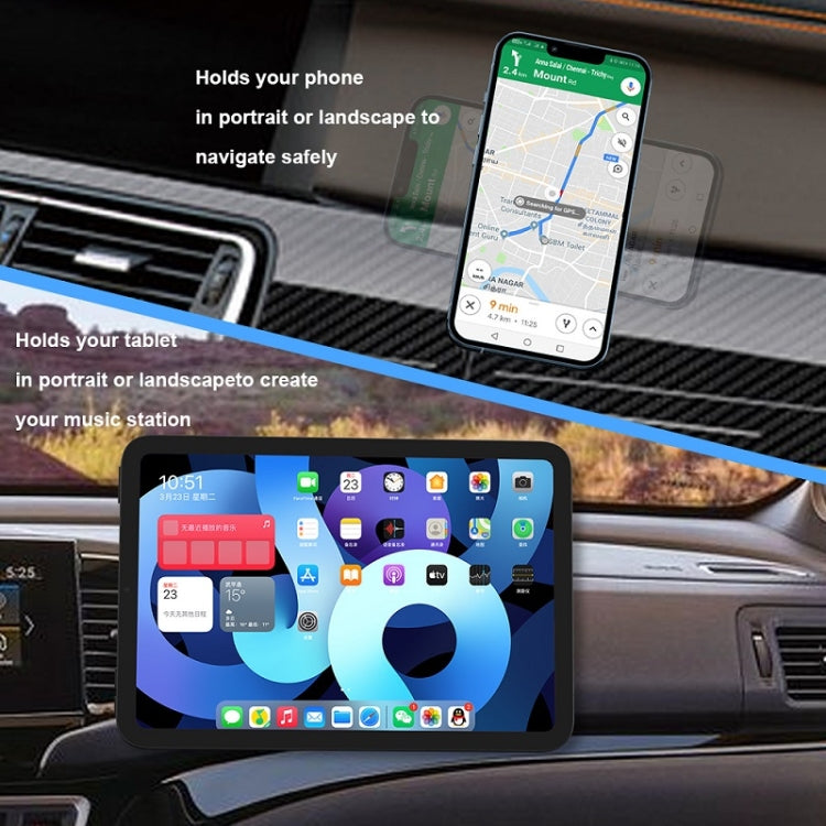 Flat Adhesive Magnetic Car Mobile Phone Navigation Holder(Red) - free shipping - PMC TechLife - Order now!