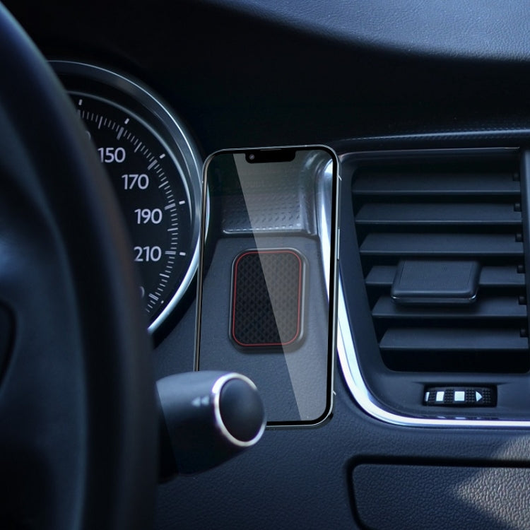 Flat Adhesive Magnetic Car Mobile Phone Navigation Holder(Red) - free shipping - PMC TechLife - Order now!