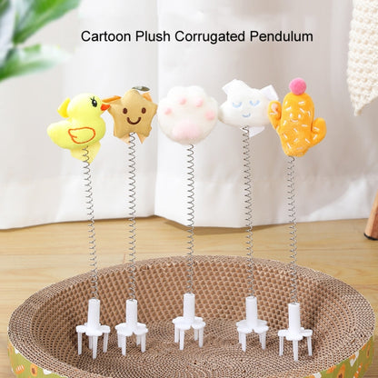 Cats Scratching Board Cartoon Shaker Spring Toys Teaser Cats Stick Pet Supplies, Color: Cartoon Model (Random Color) - Cat Teaser by PMC Jewellery | Online Shopping South Africa | PMC Jewellery
