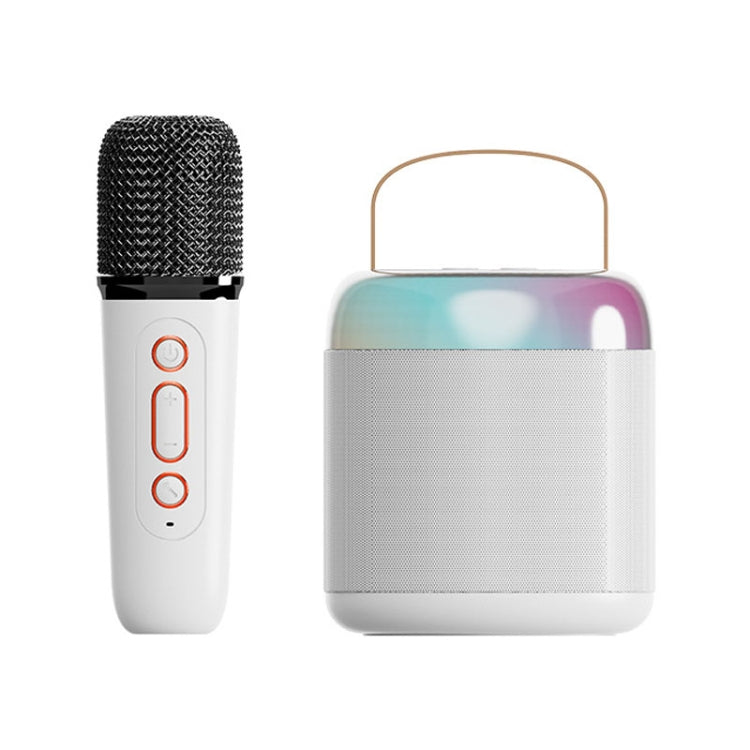 Home Portable Bluetooth Speaker Small Outdoor Karaoke Audio, Color: Y2 White(Monocular wheat) - Microphone by PMC TechLife | Online Shopping South Africa | PMC TechLife | Buy Now Pay Later Mobicred