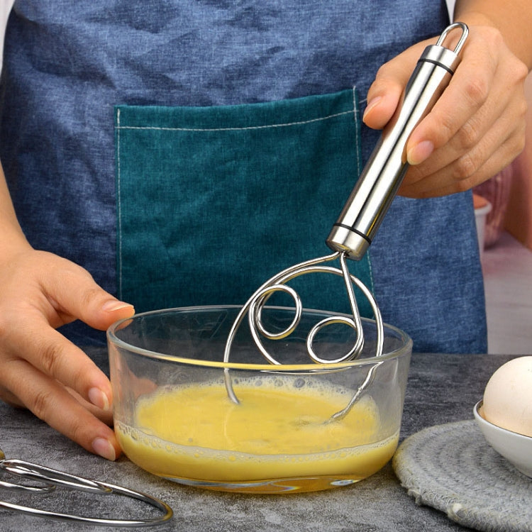 Stainless Steel Flour Mixer Flour And Egg Beaters Noodle Making Tools, Specification: Double Circle - free shipping - PMC TechLife - Order now!