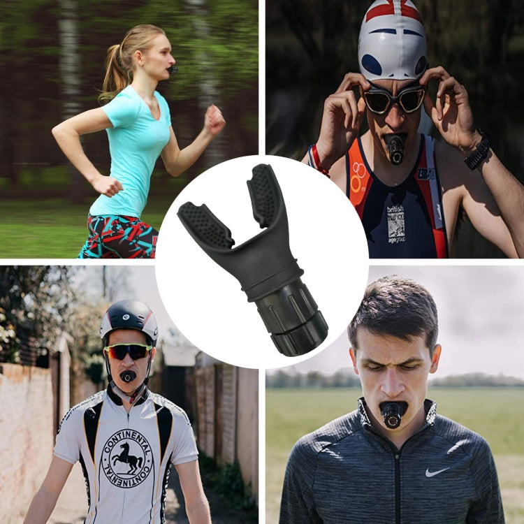 Breathing Exerciser Trainer Adjusts Resistance Lung Capacity Strengthener(Black) - Others by PMC Jewellery | Online Shopping South Africa | PMC Jewellery