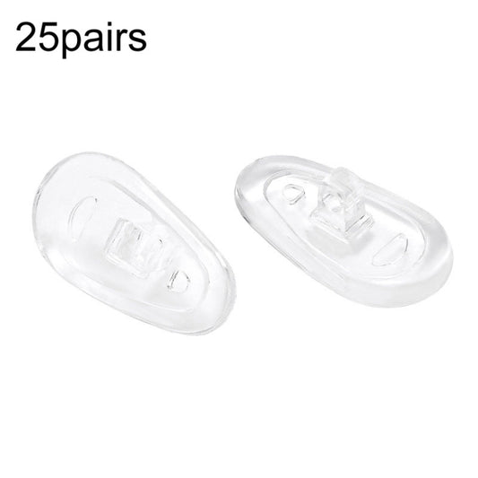 25pairs Eyeglasses Airbag Nosepiece Silicone Soft Nose Pad Universal Accessory, Model: Large - Glasses Accessories by PMC Jewellery | Online Shopping South Africa | PMC Jewellery | Buy Now Pay Later Mobicred