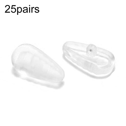 25pairs Eyeglasses Airbag Nosepiece Silicone Soft Nose Pad Universal Accessory, Model: Non-Slip - Glasses Accessories by PMC Jewellery | Online Shopping South Africa | PMC Jewellery | Buy Now Pay Later Mobicred