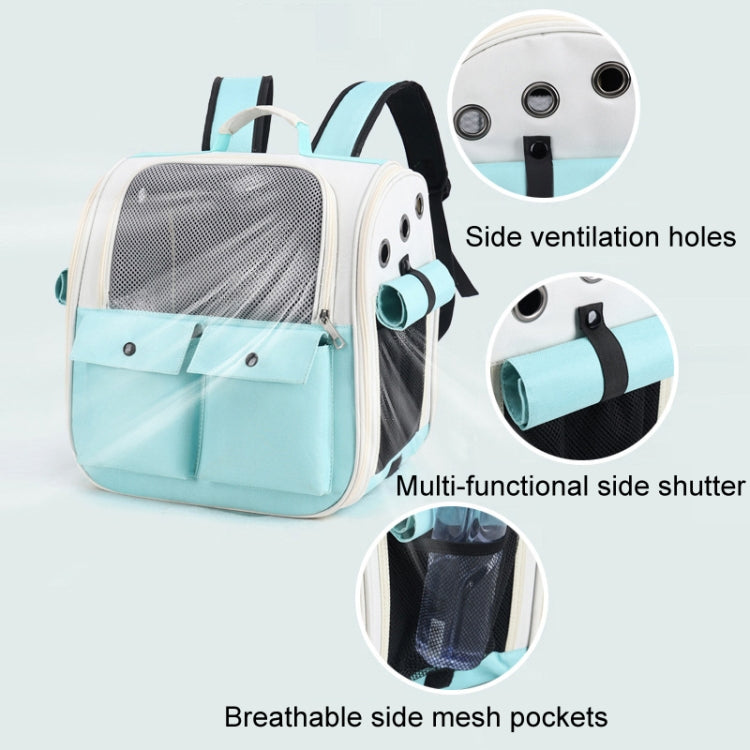 Breathable Square Cat Backpack Foldable Outdoor Portable Pet Bag(Model 4 Gray) - Pet Bags by PMC TechLife | Online Shopping South Africa | PMC TechLife | Buy Now Pay Later Mobicred