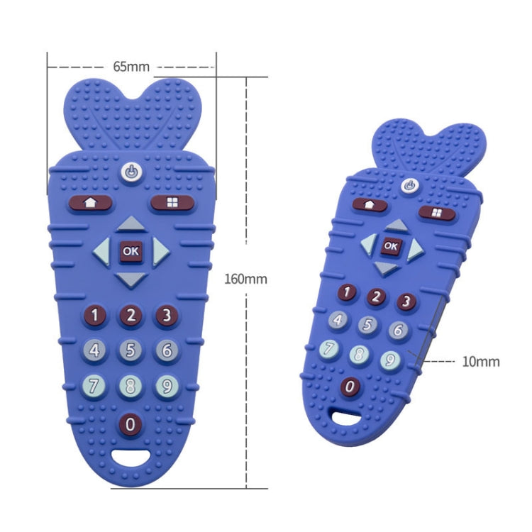 Baby Remote Control Teether Baby Anti Hand Eating Teething Stick Toys(Royal Blue) - Baby Toys by PMC TechLife | Online Shopping South Africa | PMC TechLife
