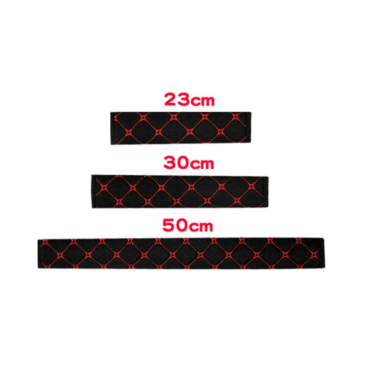 50cm Carbon Fiber Car Leather Seat Belt Cover Shoulder Pads For Trucks - Seat Belts & Padding by PMC Jewellery | Online Shopping South Africa | PMC Jewellery | Buy Now Pay Later Mobicred