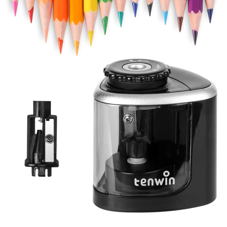 TENWIN Electrical Pencil Sharpener Student Stationery Semi-Automatic Sharpeners Battery Model(Pink) - free shipping - PMc TechLife - Order now!