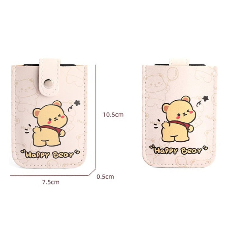Pull-out Multi-card Slot ID Card Holder  Large Capacity Cartoon Card Bag, Color: Bear - Card & Passport Bags by PMC TechLife | Online Shopping South Africa | PMC TechLife