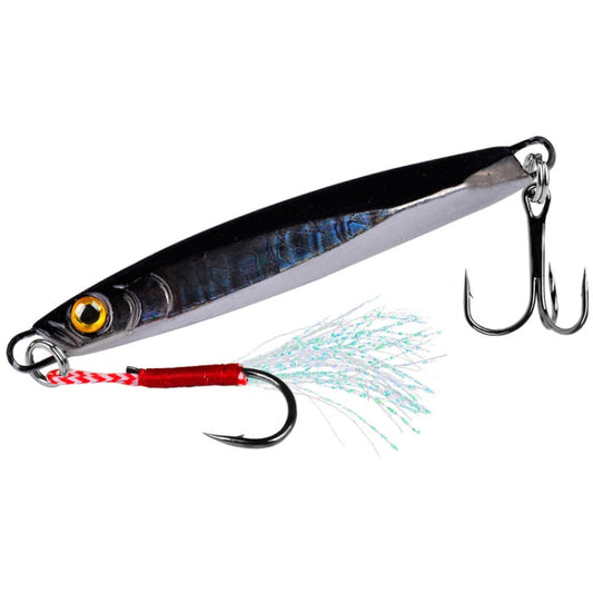 PROBEROS LF128 Long Casting Lure Iron Plate Lead Fish Freshwater Sea Fishing Warp Bass Metal Sequins Baits, Size: 15g(Color E) - Fishing Lures by PROBEROS | Online Shopping South Africa | PMC Jewellery | Buy Now Pay Later Mobicred