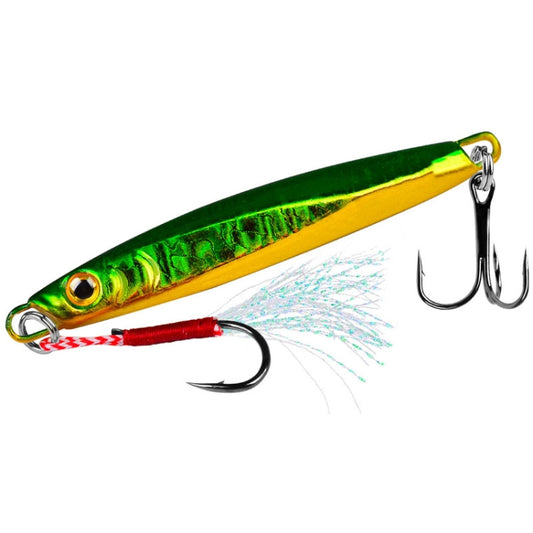 PROBEROS LF128 Long Casting Lure Iron Plate Lead Fish Freshwater Sea Fishing Warp Bass Metal Sequins Baits, Size: 15g(Color B) - Fishing Lures by PROBEROS | Online Shopping South Africa | PMC Jewellery | Buy Now Pay Later Mobicred