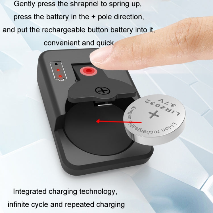 4.2V LIR2032/2450 Button Battery Universal Charger(White With Cable) - Charger & Converter by PMC TechLife | Online Shopping South Africa | PMC TechLife