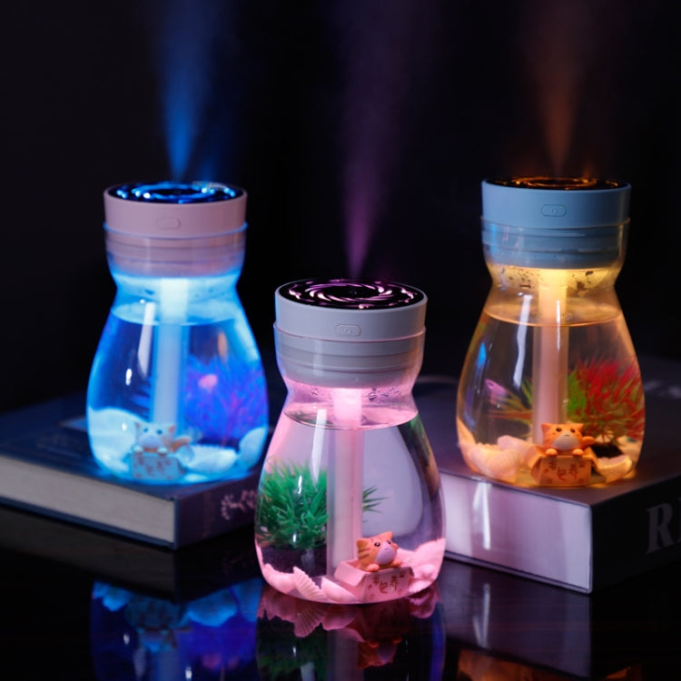 FH-068 Mini USB Car Home Colorful Light Bottle Micro Landscape Humidifier(White) - free shipping - PMC TechLife - Order now!