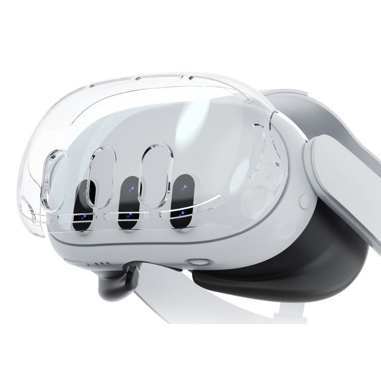 For Meta Quest 3 PC Protective Shell, Style: 7 In 1 (Ordinary Transparent Blue) - VR Accessories by PMC TechLife | Online Shopping South Africa | PMC TechLife | Buy Now Pay Later Mobicred