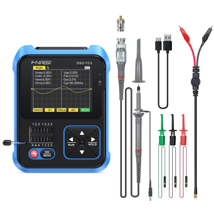 FNIRSI 3 In 1 Handheld Digital Oscilloscope LCR Transistor Tester, Specification: Upgrade - Digital Multimeter by FNIRSI | Online Shopping South Africa | PMC Jewellery | Buy Now Pay Later Mobicred