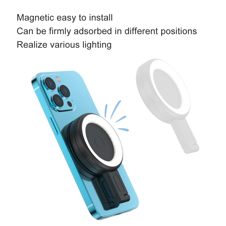 Cell Phone Magnetic Fill Light Portable Photo Pocket Lamp(Black) - Selfie Light by PMC Jewellery | Online Shopping South Africa | PMC Jewellery | Buy Now Pay Later Mobicred