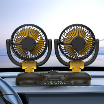 SUITU Car Foldable Cooling Fan Automobile Summer Temperature Reduction Fan, Model: Dual 5V USB Energized - Heating & Fans by SUITU | Online Shopping South Africa | PMC Jewellery | Buy Now Pay Later Mobicred