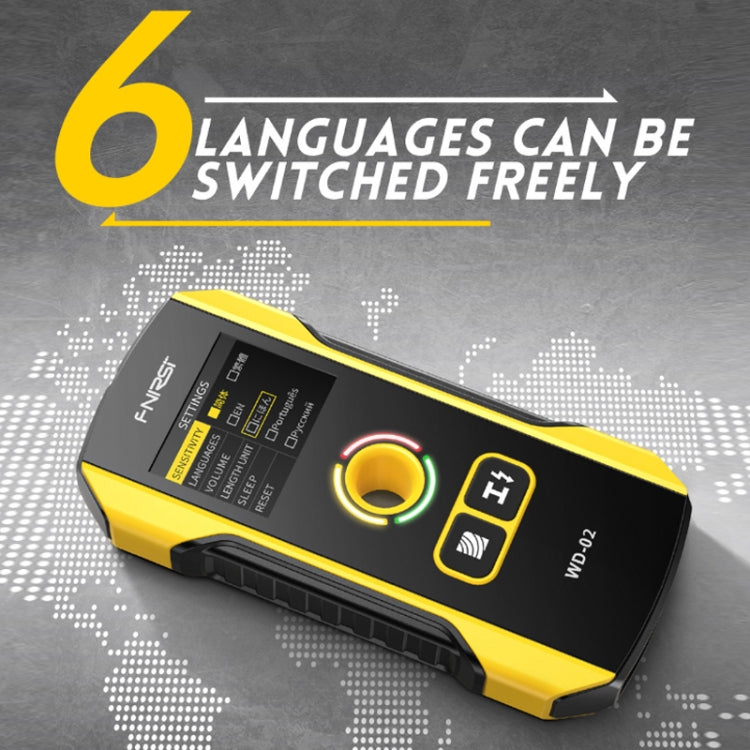 FNIRSI Multifunctional Wall Wire And Metal Rebar Detector(WD-02) - free shipping - PMC TechLife - Order now!