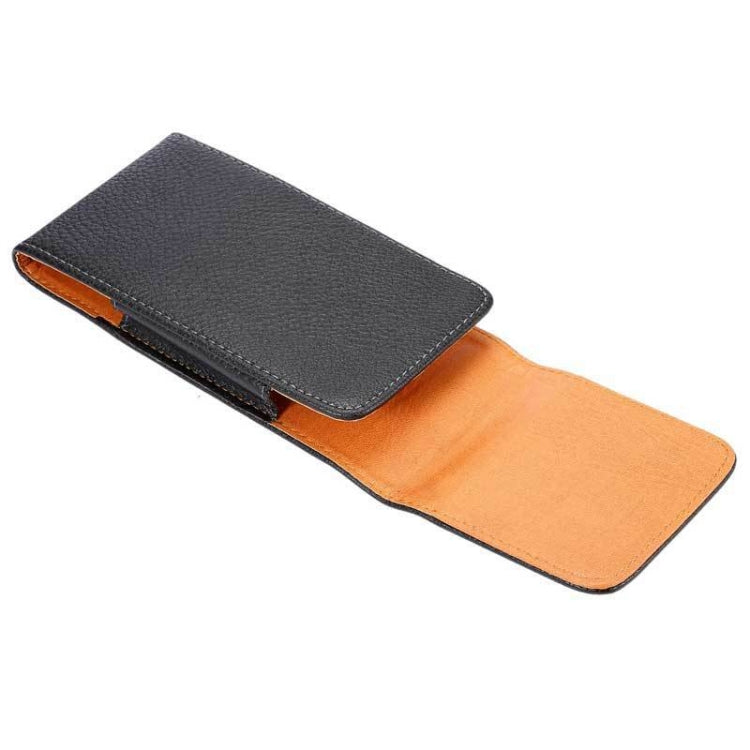 4.7 Inch  Men Vertical Mobile Phone Waist Bag Litchi Pattern Back Clip Buckle Belt Leather Case -  by PMC TechLife | Online Shopping South Africa | PMC TechLife | Buy Now Pay Later Mobicred