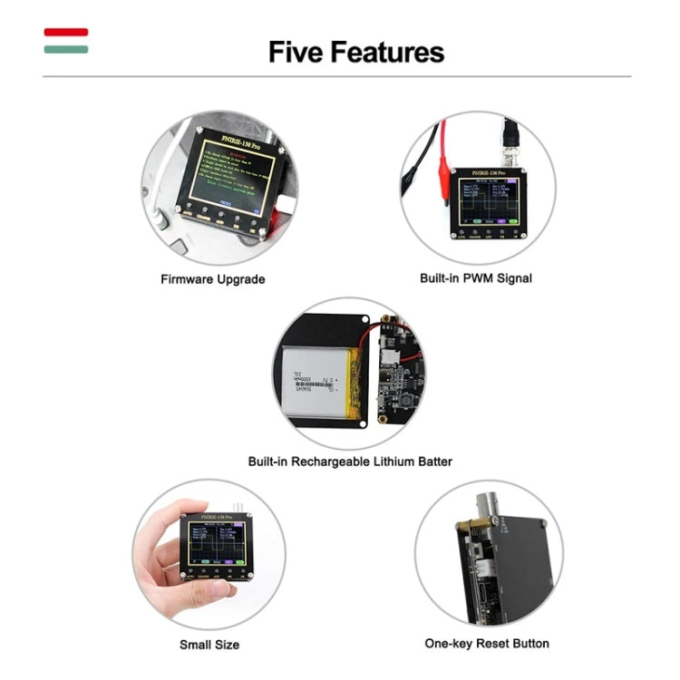 FNIRSI Handheld Small Teaching Maintenance Digital Oscilloscope, Specification: Upgrade Without Battery - Other Tester Tool by FNIRSI | Online Shopping South Africa | PMC Jewellery | Buy Now Pay Later Mobicred