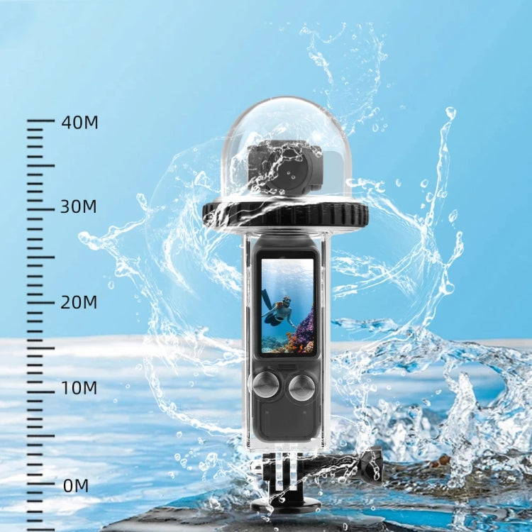 For DJI Osmo Pocket 3 BRDRC 40m Depth Waterproof Case Diving Housing Cover(Black Handle) - Case & Bags by BRDRC | Online Shopping South Africa | PMC Jewellery | Buy Now Pay Later Mobicred