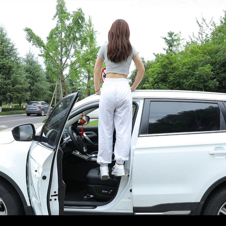 Car Hook Door Foldable Foot Pedal with Safety Hammer(Black) - free shipping - PMC TechLife - Order now!