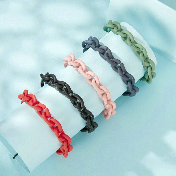 Silicone Acrylic Splicing DIY Bracelet Jewelry(PMB001-RD) - Bracelets by PMC Jewellery | Online Shopping South Africa | PMC Jewellery