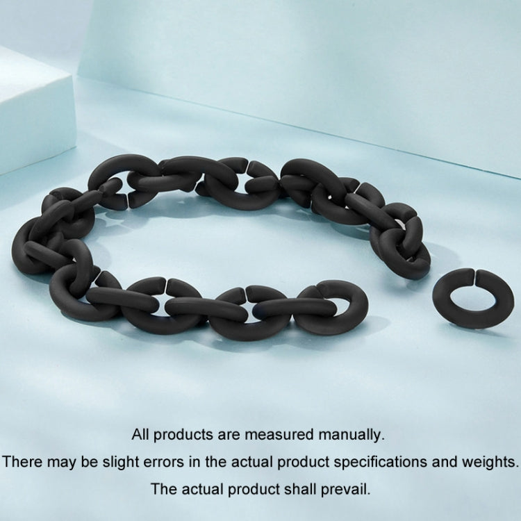 Silicone Acrylic Splicing DIY Bracelet Jewelry(PMB001-BU) - Bracelets by PMC Jewellery | Online Shopping South Africa | PMC Jewellery