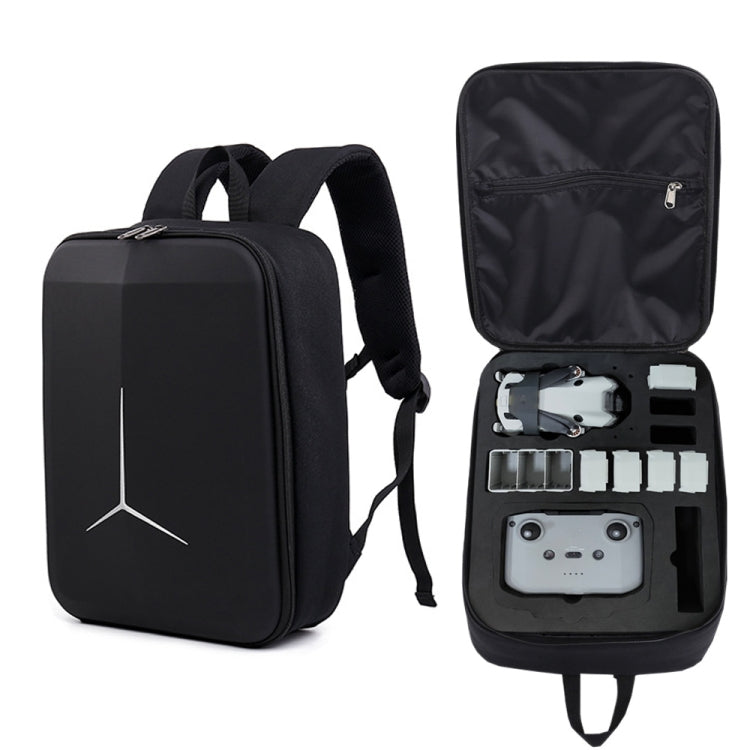 For DJI  Mini 4 PRO Backpack EVA Hard Shell Storage Bag(Black) - Backpacks & Bags by PMC TechLife | Online Shopping South Africa | PMC TechLife