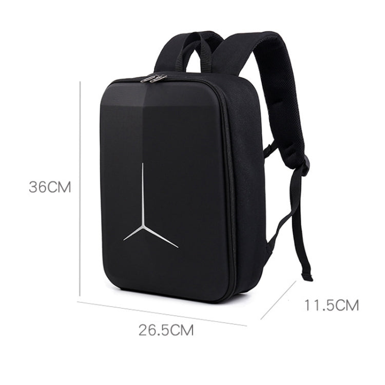 For DJI  Mini 4 PRO Backpack EVA Hard Shell Storage Bag(Black) - Backpacks & Bags by PMC Jewellery | Online Shopping South Africa | PMC Jewellery