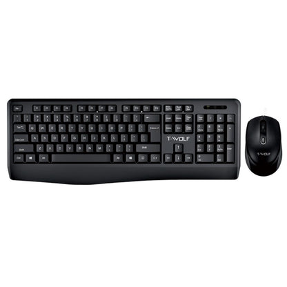 T-WOLF TF-100 2.4G Bluetooth Laptop Office Wireless Keyboard and Mouse Set(Set) - Wireless Keyboard by T-WOLF | Online Shopping South Africa | PMC Jewellery | Buy Now Pay Later Mobicred