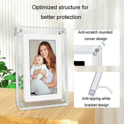 5 Inch HD Digital Photo Frame Crystal Advertising Player 1080P Motion Video Picture Display Player(EU Plug) - 1.5-7.0 inch by PMC Jewellery | Online Shopping South Africa | PMC Jewellery | Buy Now Pay Later Mobicred