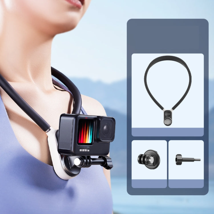 JOPREE Silicone Neck Mount Quick Release Holder For GoPro & Smartphone, Spec: 60cm Set 1 - Holder by JOPREE | Online Shopping South Africa | PMC Jewellery | Buy Now Pay Later Mobicred