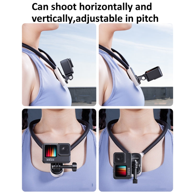 JOPREE Silicone Neck Mount Quick Release Holder For GoPro & Smartphone, Spec: 50cm Set 3 - Holder by JOPREE | Online Shopping South Africa | PMC Jewellery | Buy Now Pay Later Mobicred